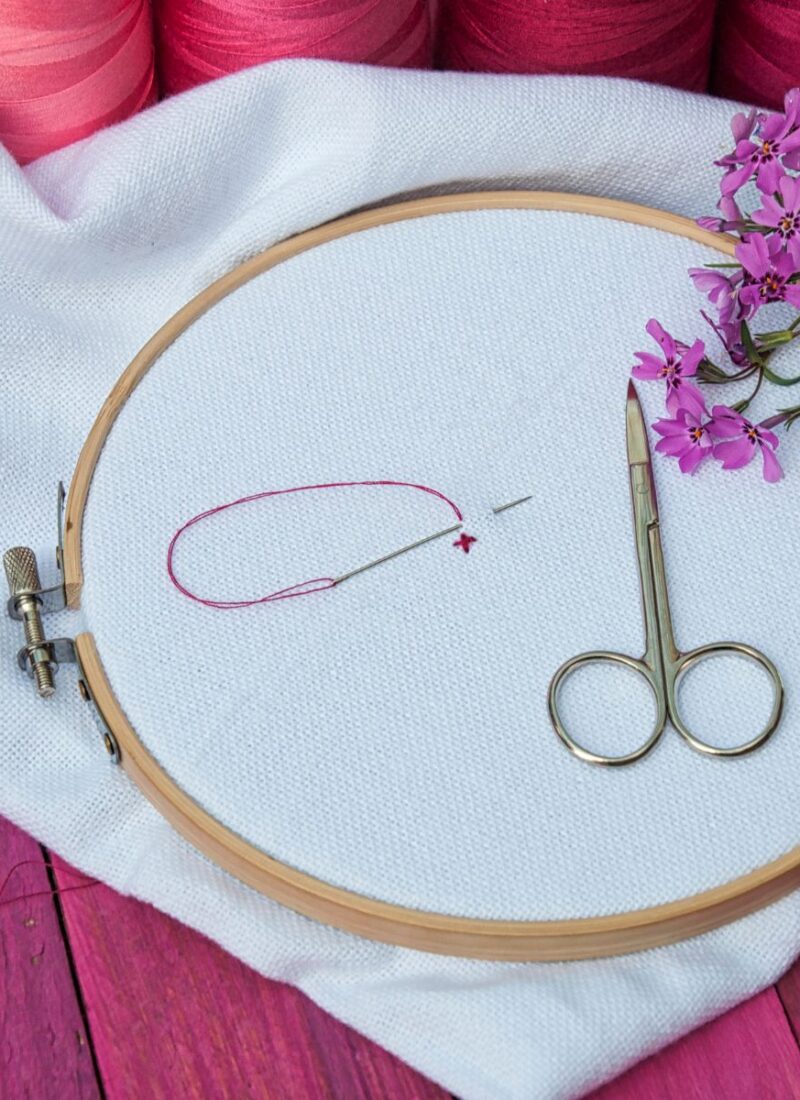 Picking an Embroidery Hoop or Frame for Cross Stitch