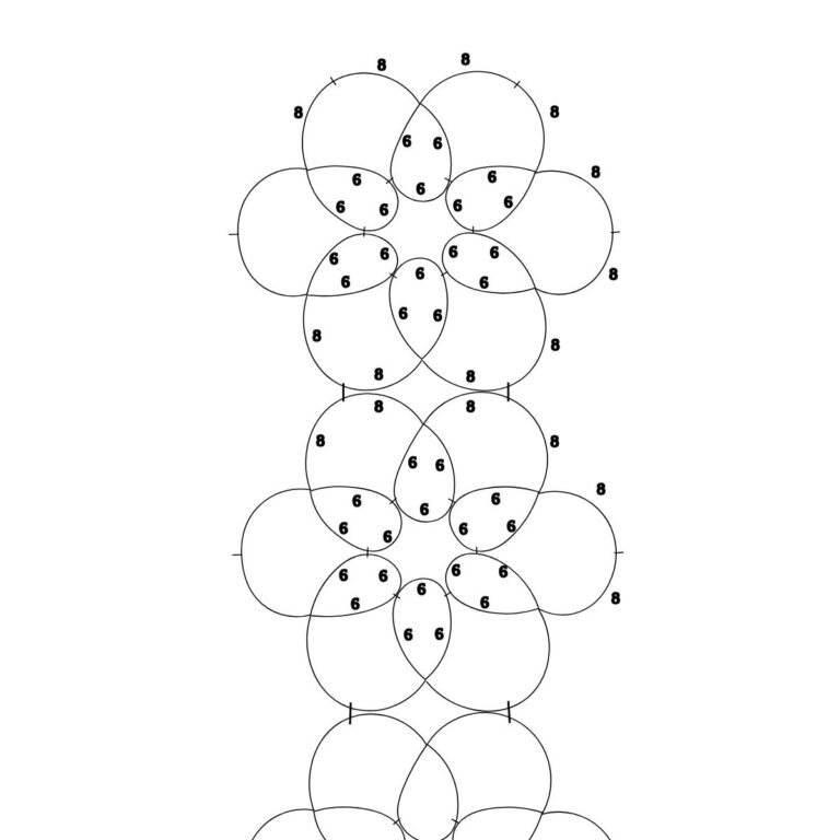 Tadiating Pattern How to Read Tatting Patterns and Diagrams - NeedlesnBeadsnSweetasCanbe