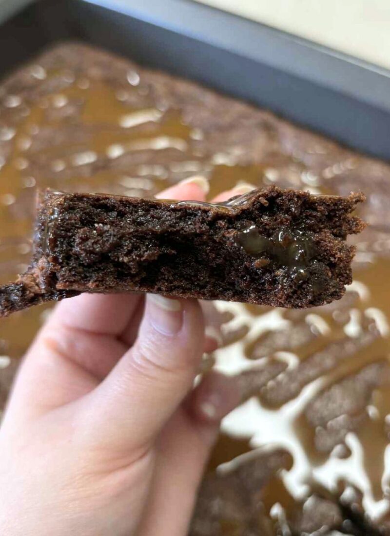 Rolo Caramel Fudgy Brownies Recipe