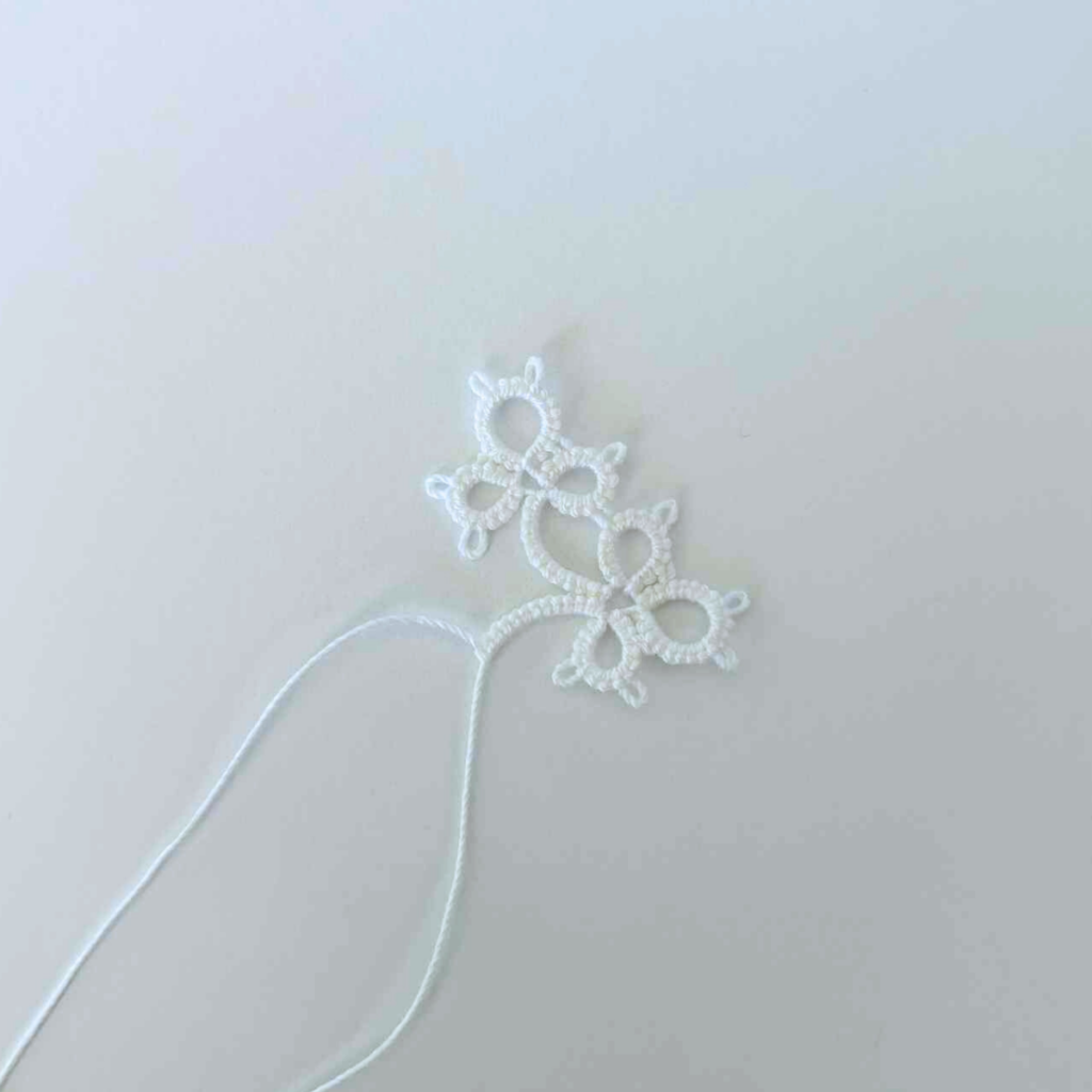 working on the white part