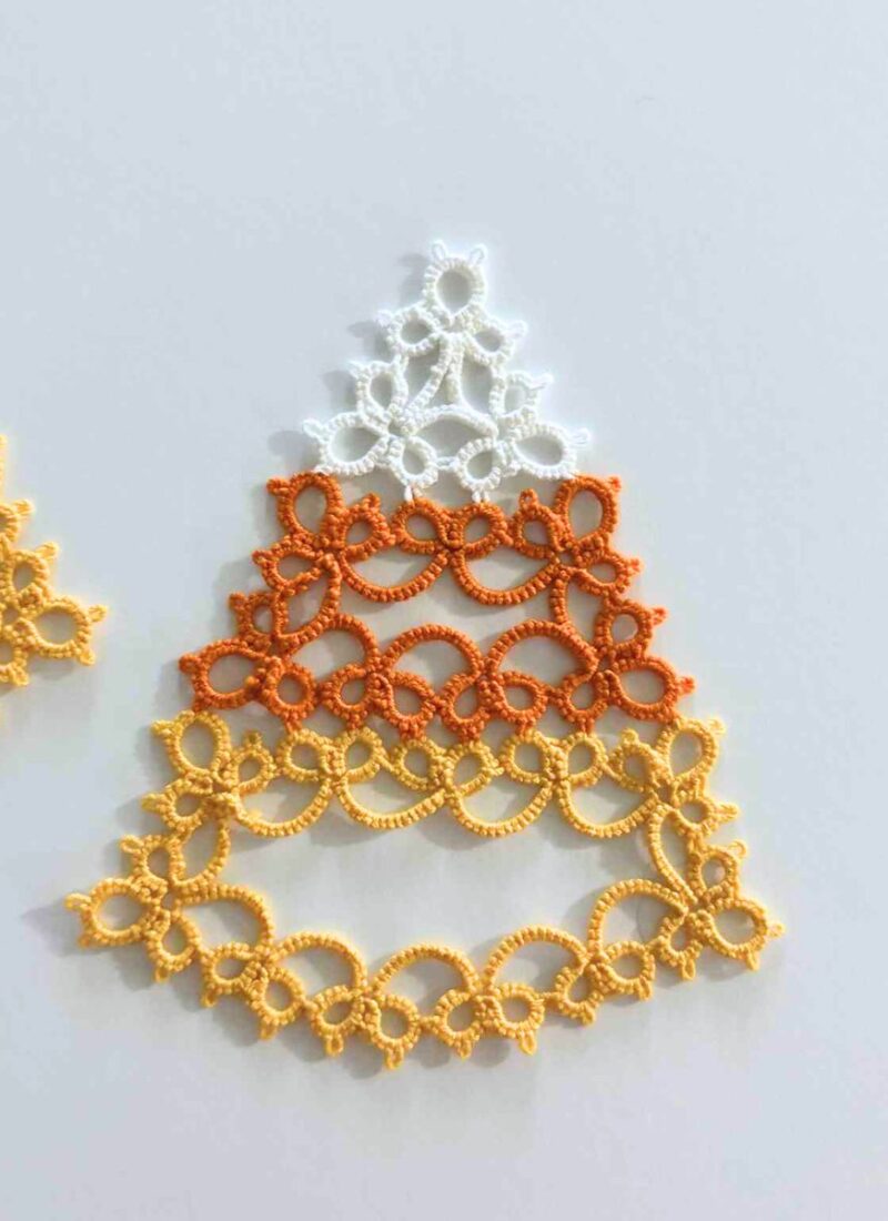 Sweet Stitches: Candy Corn Tatting Pattern