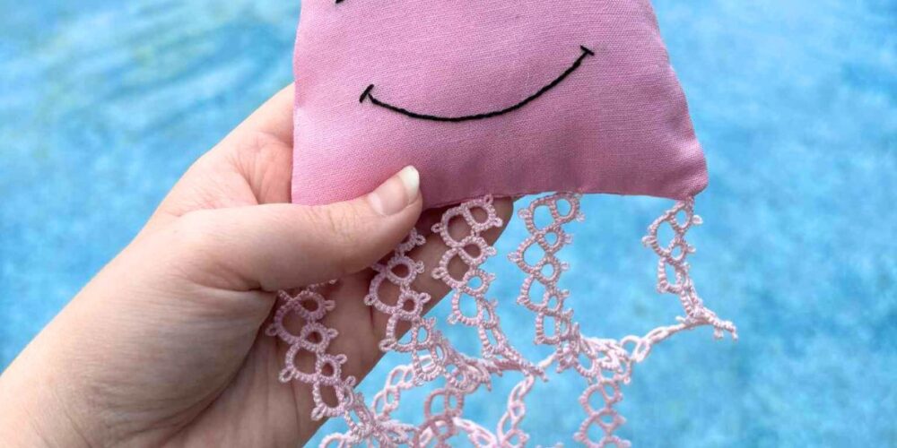 Stitching the Sea: Jellyfish Sewing & Tatting Pattern