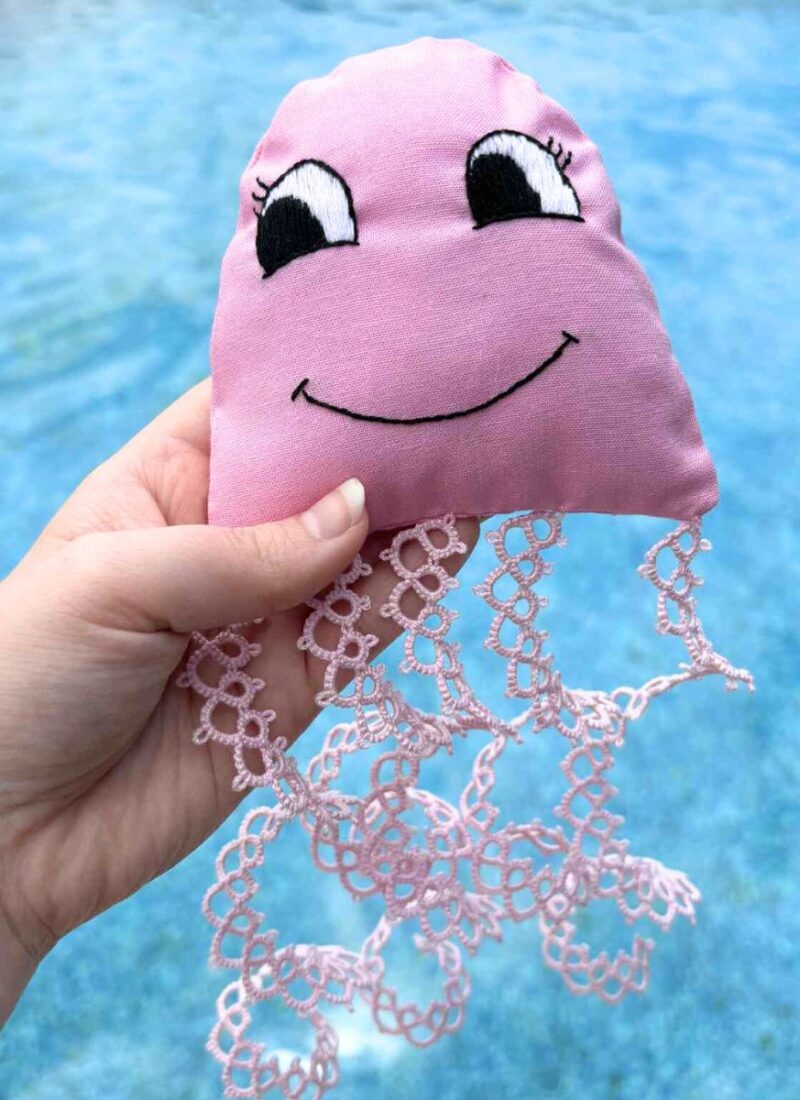 Stitching the Sea: Jellyfish Sewing & Tatting Pattern