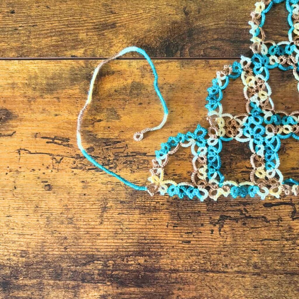 Tatting the ties