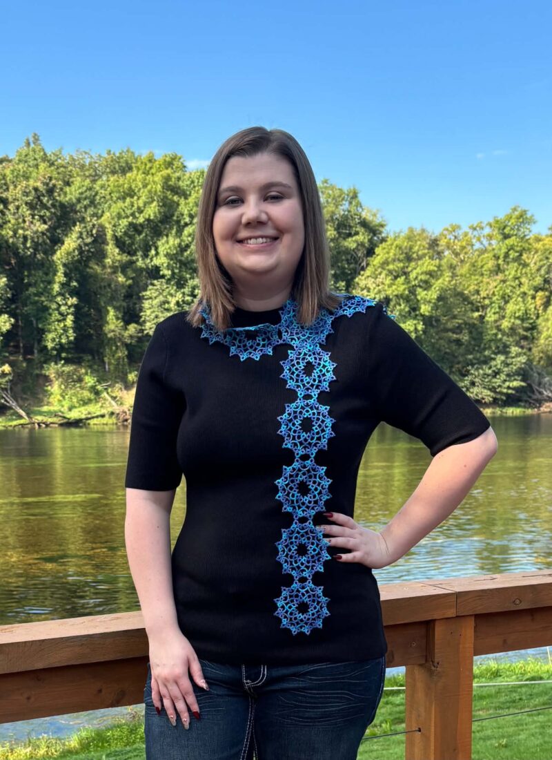 Easy Blizzard Scarf Tatting Pattern